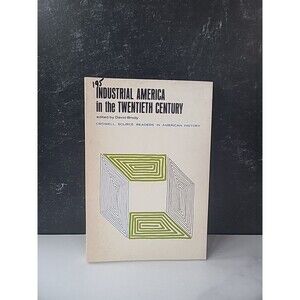 Industrial America In The Twentieth Century Edited By David Brody Paperback